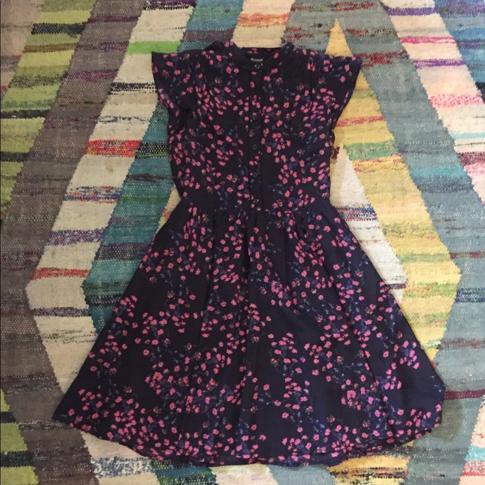Madewell floral dress. Size 0